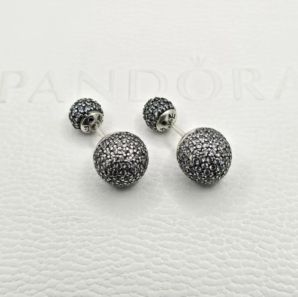 🎁 Authentic Pandora ⭐️RETIRED⭐️ REVERSIBLE STUD EARRINGS
